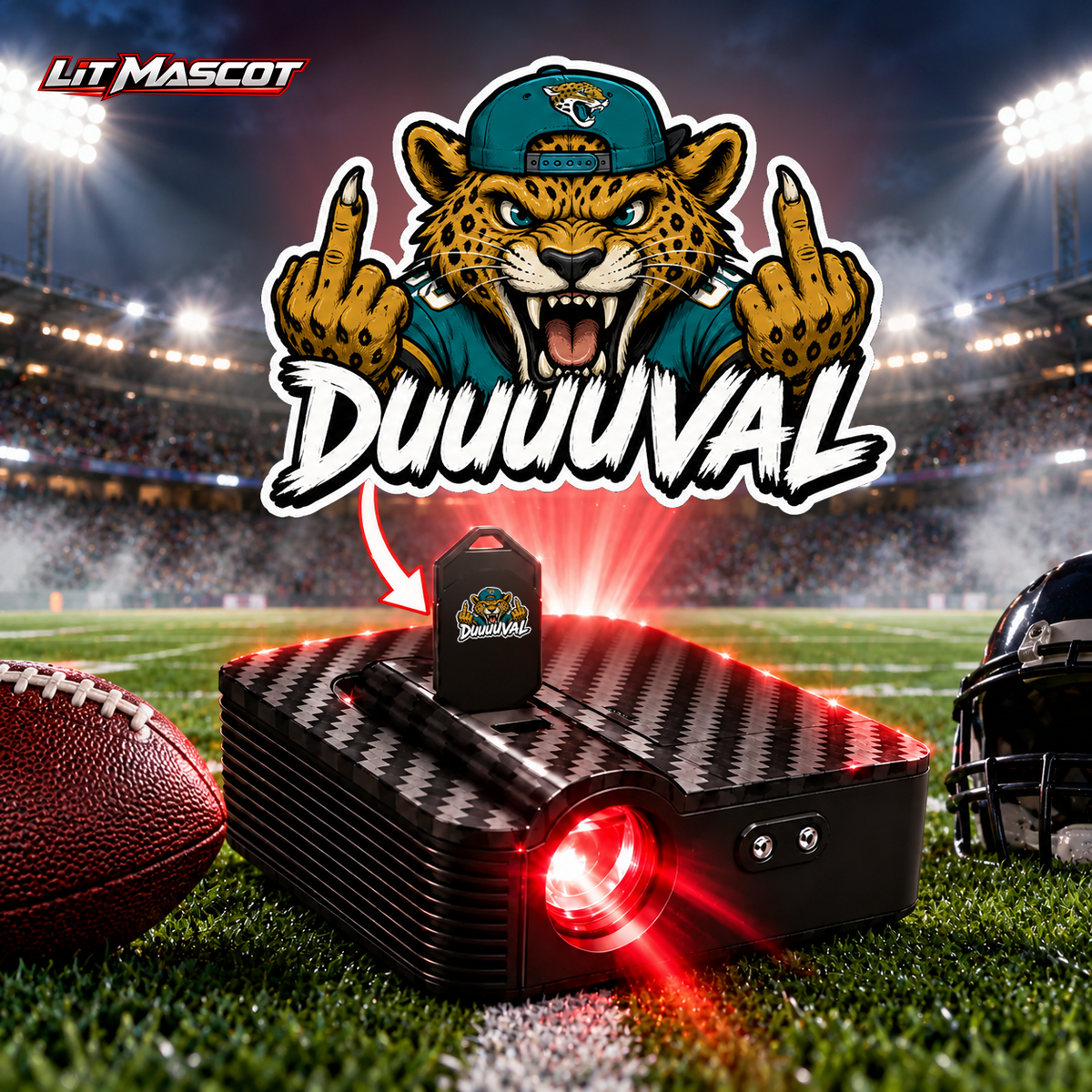 DUUUVAL Door Lights — Wireless Mascot Projectors (2-Pack)